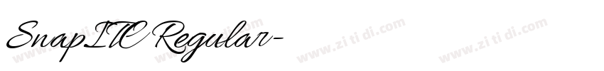 SnapITC Regular字体转换 SnapITC Regular字体转换